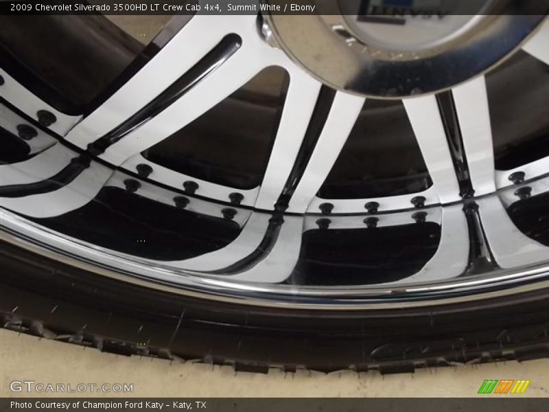 Summit White / Ebony 2009 Chevrolet Silverado 3500HD LT Crew Cab 4x4