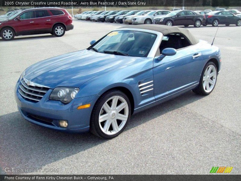 Aero Blue Pearlcoat / Dark Slate Grey 2005 Chrysler Crossfire Limited Roadster