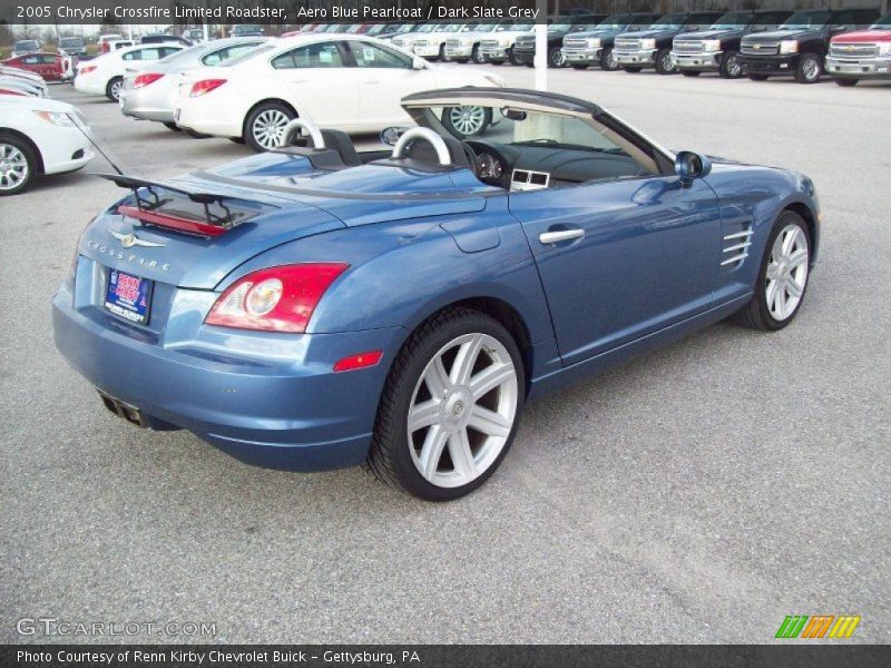 Aero Blue Pearlcoat / Dark Slate Grey 2005 Chrysler Crossfire Limited Roadster