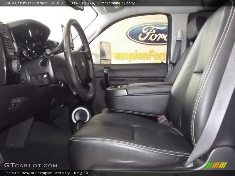 Summit White / Ebony 2009 Chevrolet Silverado 3500HD LT Crew Cab 4x4