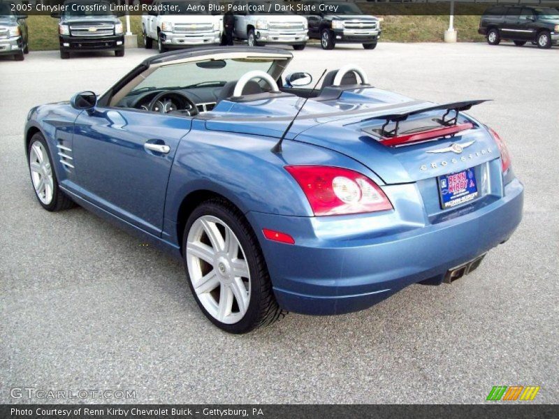 Aero Blue Pearlcoat / Dark Slate Grey 2005 Chrysler Crossfire Limited Roadster