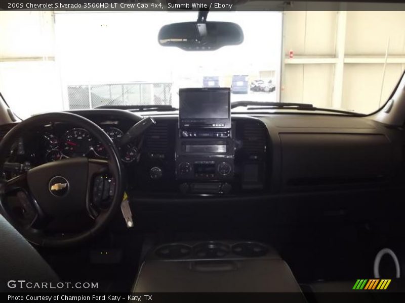 Summit White / Ebony 2009 Chevrolet Silverado 3500HD LT Crew Cab 4x4