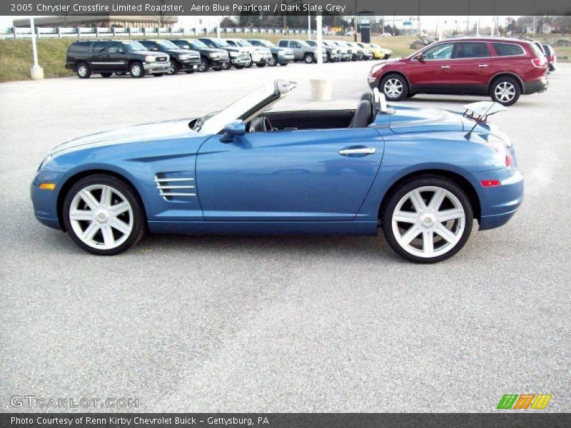 Aero Blue Pearlcoat / Dark Slate Grey 2005 Chrysler Crossfire Limited Roadster
