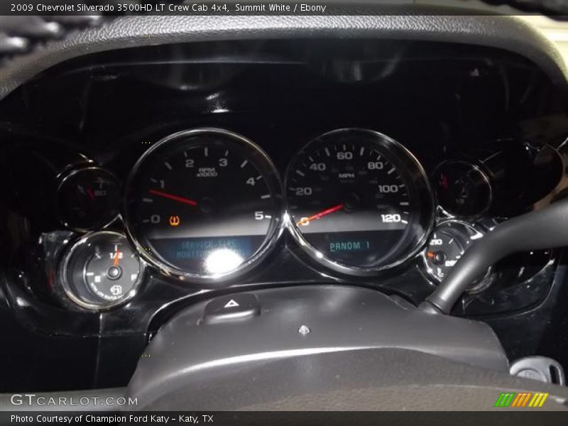 Summit White / Ebony 2009 Chevrolet Silverado 3500HD LT Crew Cab 4x4