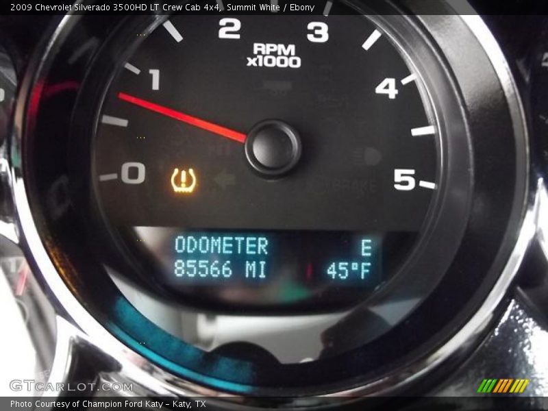 Summit White / Ebony 2009 Chevrolet Silverado 3500HD LT Crew Cab 4x4