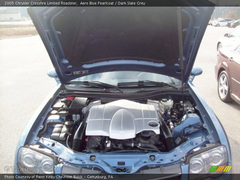 Aero Blue Pearlcoat / Dark Slate Grey 2005 Chrysler Crossfire Limited Roadster