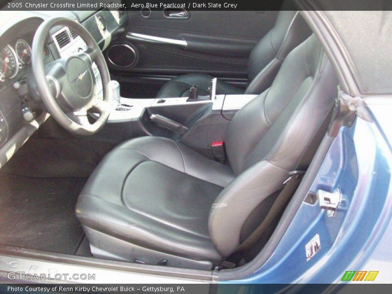 Aero Blue Pearlcoat / Dark Slate Grey 2005 Chrysler Crossfire Limited Roadster