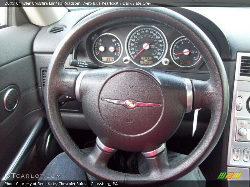 Aero Blue Pearlcoat / Dark Slate Grey 2005 Chrysler Crossfire Limited Roadster