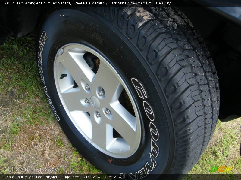 Steel Blue Metallic / Dark Slate Gray/Medium Slate Gray 2007 Jeep Wrangler Unlimited Sahara