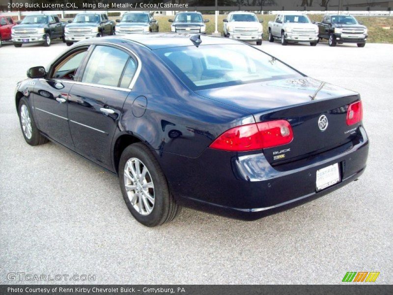 Ming Blue Metallic / Cocoa/Cashmere 2009 Buick Lucerne CXL