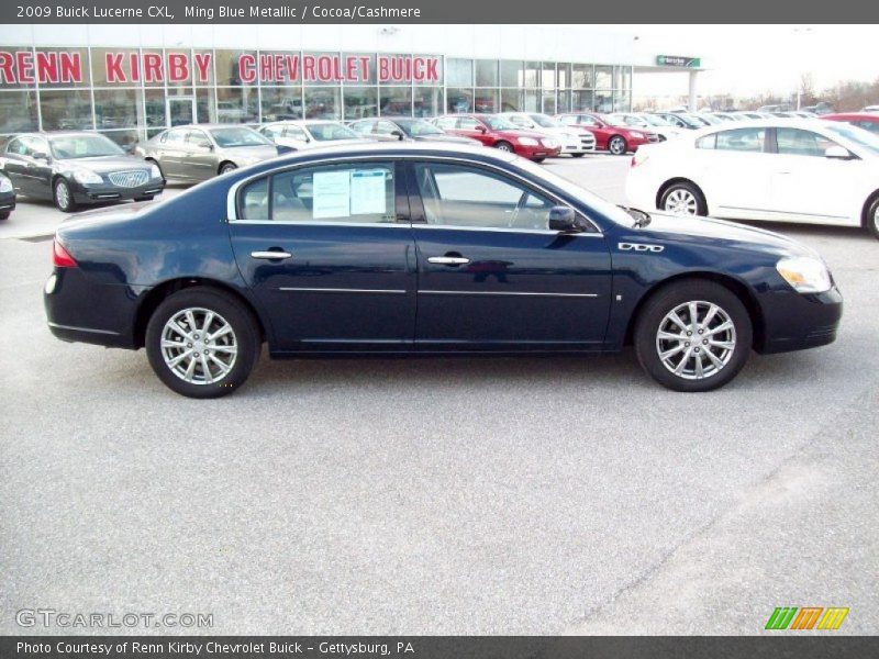 Ming Blue Metallic / Cocoa/Cashmere 2009 Buick Lucerne CXL