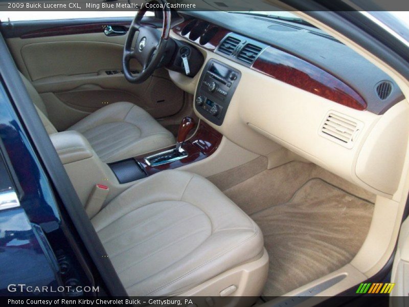 Ming Blue Metallic / Cocoa/Cashmere 2009 Buick Lucerne CXL