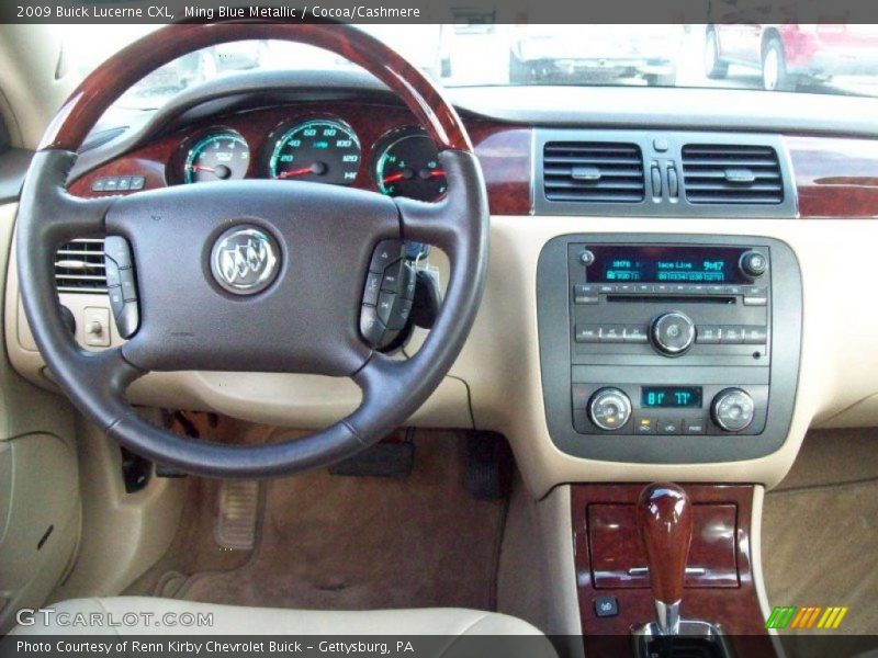 Ming Blue Metallic / Cocoa/Cashmere 2009 Buick Lucerne CXL