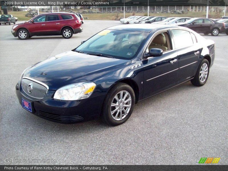 Ming Blue Metallic / Cocoa/Cashmere 2009 Buick Lucerne CXL