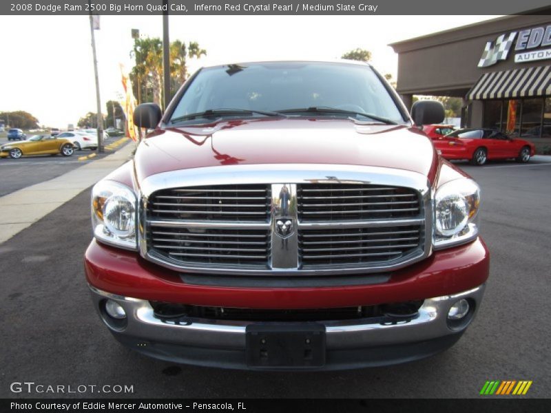 Inferno Red Crystal Pearl / Medium Slate Gray 2008 Dodge Ram 2500 Big Horn Quad Cab