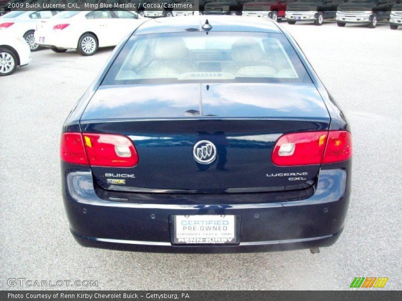 Ming Blue Metallic / Cocoa/Cashmere 2009 Buick Lucerne CXL