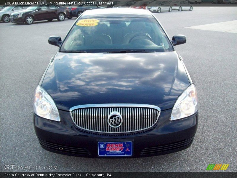 Ming Blue Metallic / Cocoa/Cashmere 2009 Buick Lucerne CXL
