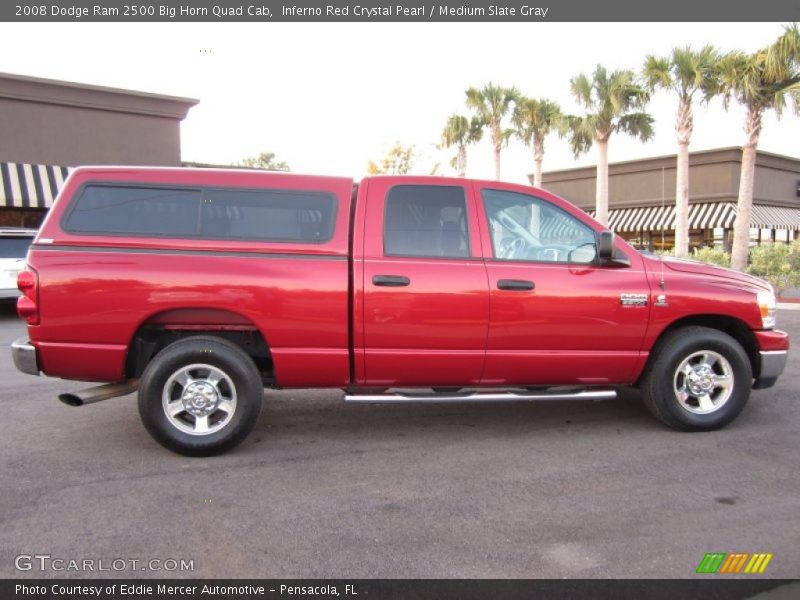  2008 Ram 2500 Big Horn Quad Cab Inferno Red Crystal Pearl