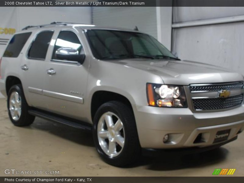 Silver Birch Metallic / Light Titanium/Dark Titanium 2008 Chevrolet Tahoe LTZ