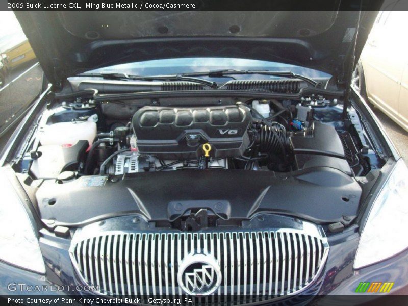 Ming Blue Metallic / Cocoa/Cashmere 2009 Buick Lucerne CXL
