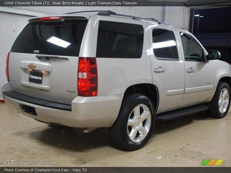 Silver Birch Metallic / Light Titanium/Dark Titanium 2008 Chevrolet Tahoe LTZ