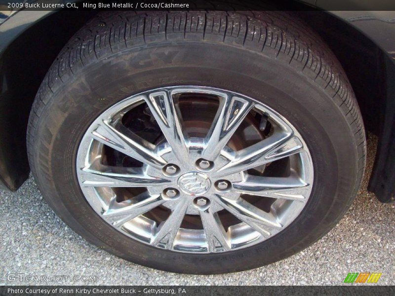 Ming Blue Metallic / Cocoa/Cashmere 2009 Buick Lucerne CXL