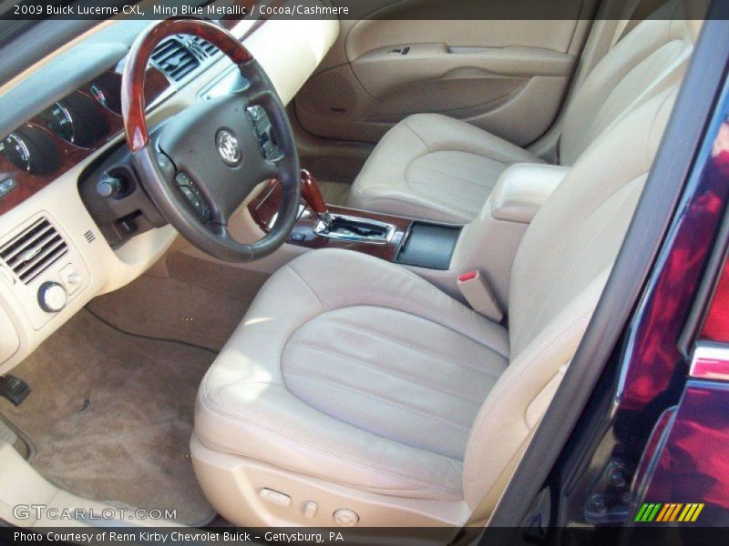 Ming Blue Metallic / Cocoa/Cashmere 2009 Buick Lucerne CXL