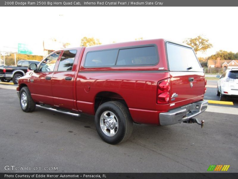 Inferno Red Crystal Pearl / Medium Slate Gray 2008 Dodge Ram 2500 Big Horn Quad Cab