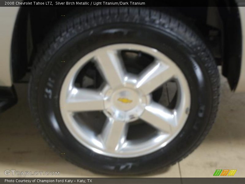 Silver Birch Metallic / Light Titanium/Dark Titanium 2008 Chevrolet Tahoe LTZ