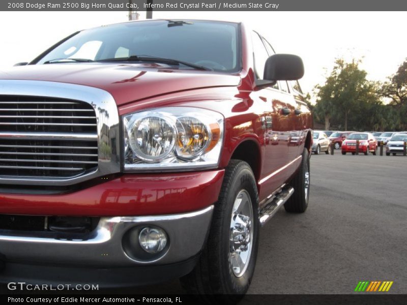 Inferno Red Crystal Pearl / Medium Slate Gray 2008 Dodge Ram 2500 Big Horn Quad Cab