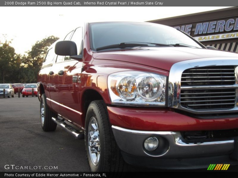 Inferno Red Crystal Pearl / Medium Slate Gray 2008 Dodge Ram 2500 Big Horn Quad Cab