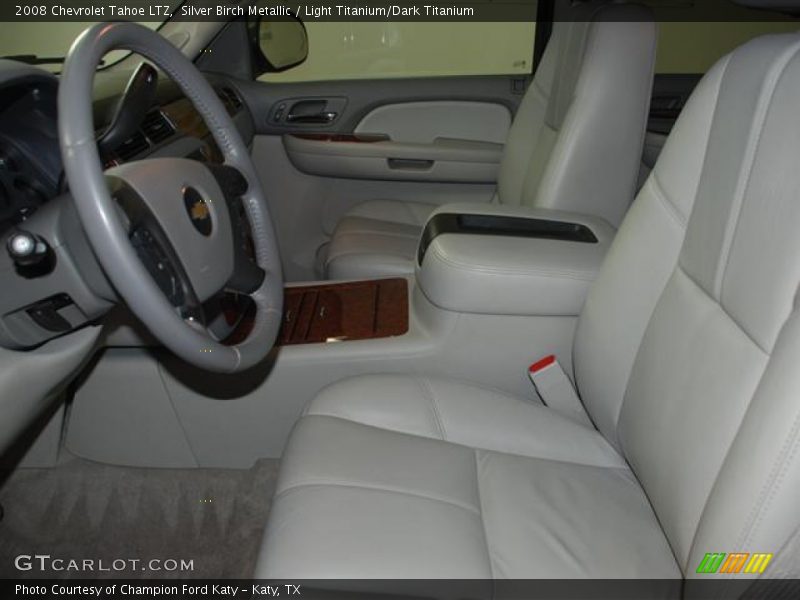 Silver Birch Metallic / Light Titanium/Dark Titanium 2008 Chevrolet Tahoe LTZ