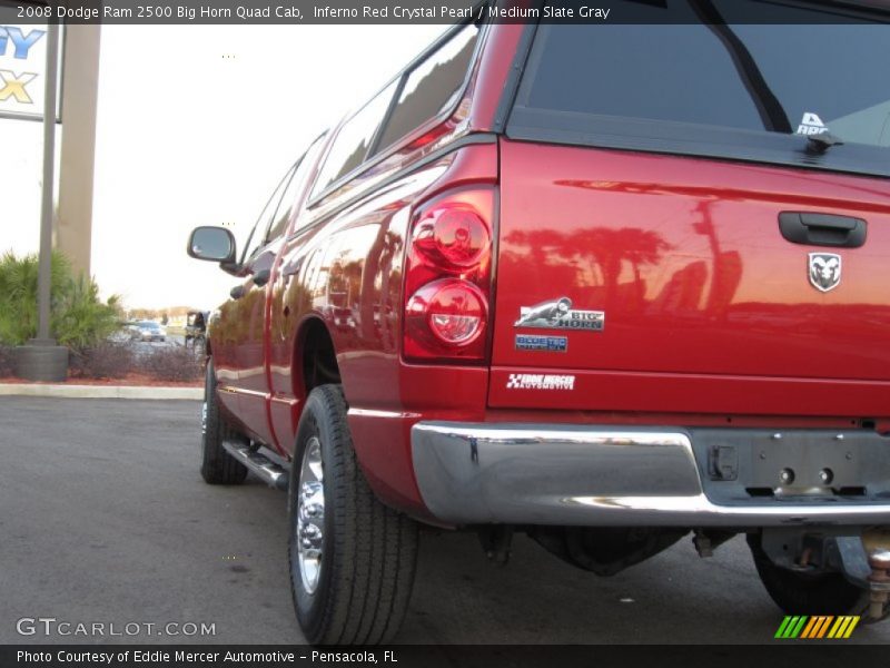 Inferno Red Crystal Pearl / Medium Slate Gray 2008 Dodge Ram 2500 Big Horn Quad Cab