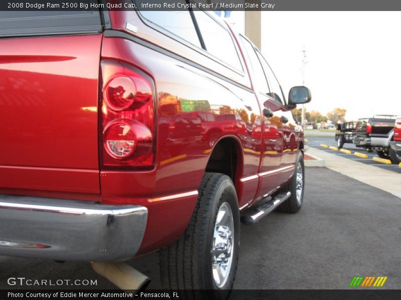 Inferno Red Crystal Pearl / Medium Slate Gray 2008 Dodge Ram 2500 Big Horn Quad Cab
