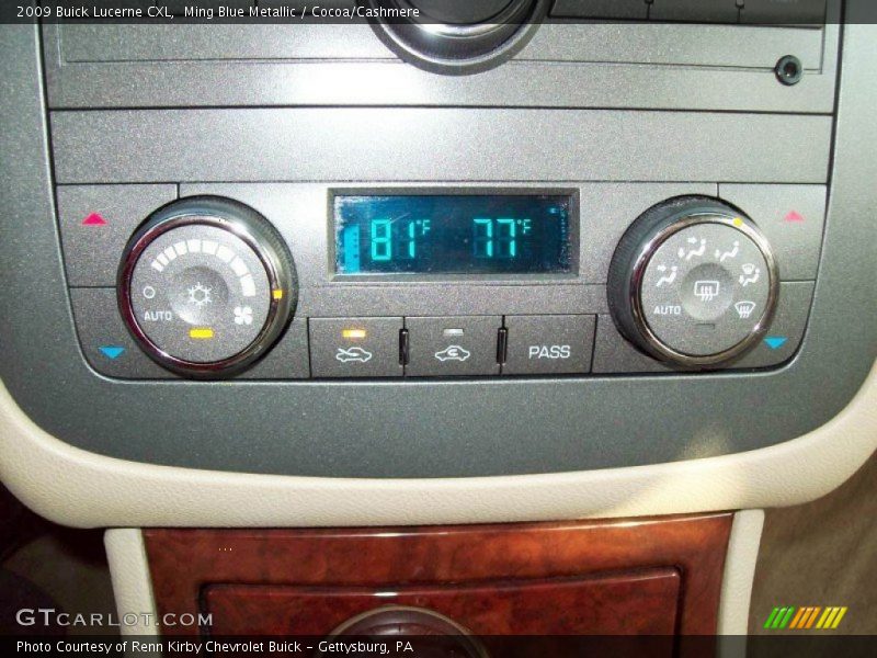 Ming Blue Metallic / Cocoa/Cashmere 2009 Buick Lucerne CXL