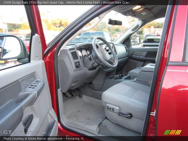 Inferno Red Crystal Pearl / Medium Slate Gray 2008 Dodge Ram 2500 Big Horn Quad Cab