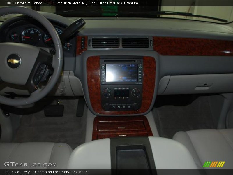 Silver Birch Metallic / Light Titanium/Dark Titanium 2008 Chevrolet Tahoe LTZ