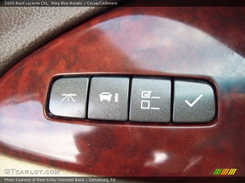 Ming Blue Metallic / Cocoa/Cashmere 2009 Buick Lucerne CXL