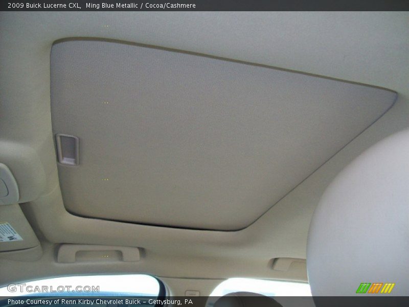 Ming Blue Metallic / Cocoa/Cashmere 2009 Buick Lucerne CXL