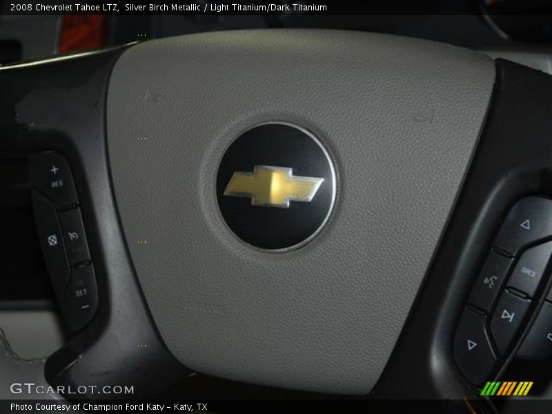 Silver Birch Metallic / Light Titanium/Dark Titanium 2008 Chevrolet Tahoe LTZ