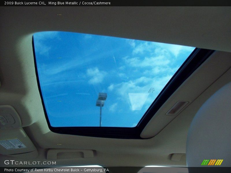 Ming Blue Metallic / Cocoa/Cashmere 2009 Buick Lucerne CXL