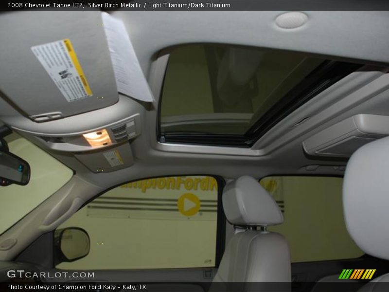 Silver Birch Metallic / Light Titanium/Dark Titanium 2008 Chevrolet Tahoe LTZ