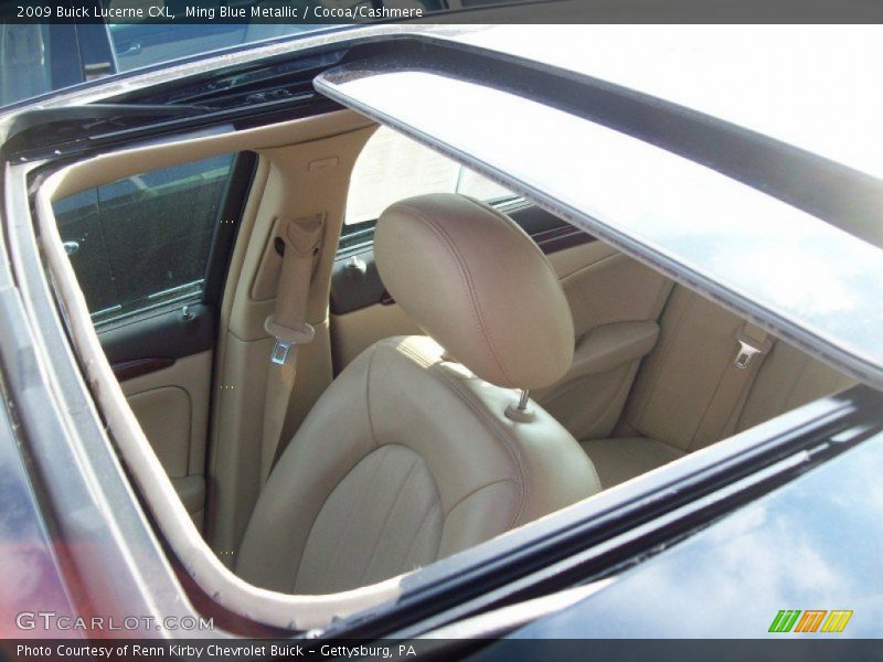 Ming Blue Metallic / Cocoa/Cashmere 2009 Buick Lucerne CXL