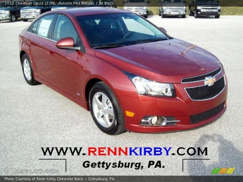 Autumn Red Metallic / Jet Black 2012 Chevrolet Cruze LT/RS