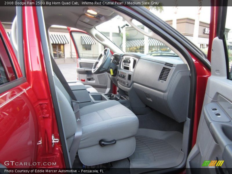 Inferno Red Crystal Pearl / Medium Slate Gray 2008 Dodge Ram 2500 Big Horn Quad Cab