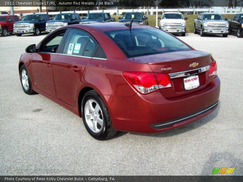 Autumn Red Metallic / Jet Black 2012 Chevrolet Cruze LT/RS