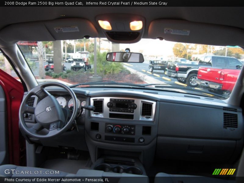Inferno Red Crystal Pearl / Medium Slate Gray 2008 Dodge Ram 2500 Big Horn Quad Cab