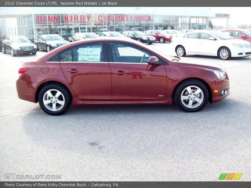 Autumn Red Metallic / Jet Black 2012 Chevrolet Cruze LT/RS