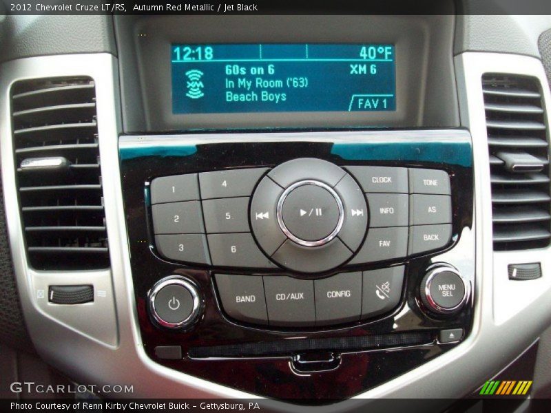 Autumn Red Metallic / Jet Black 2012 Chevrolet Cruze LT/RS