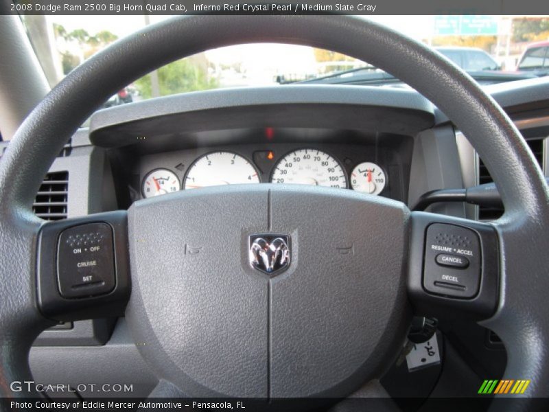 Inferno Red Crystal Pearl / Medium Slate Gray 2008 Dodge Ram 2500 Big Horn Quad Cab